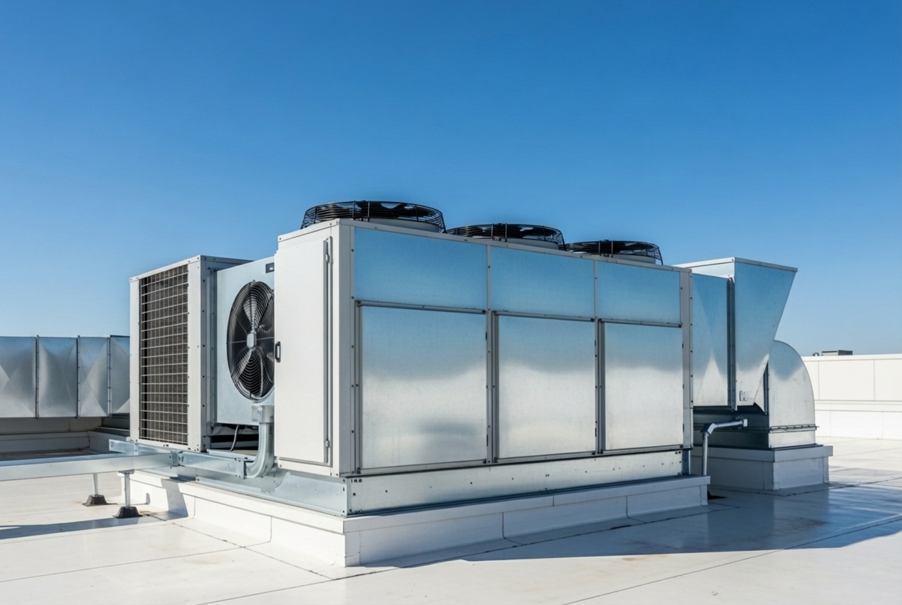 Infographic showing the top 5 benefits of commercial AC maintenance: 1) Reduced energy costs, 2) Extended equipment lifespan, 3) Fewer emergency breakdowns and repairs, 4) Improved indoor air quality for employees and customers, 5) Maintained manufacturer warranties and compliance - commercial ac maintenance in texas city, tx