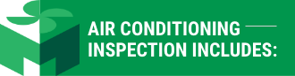 AC Inspection Includes