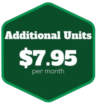 Additional Units $7.95 per month.
