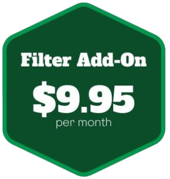 Filter Add-On $9.95 per month.